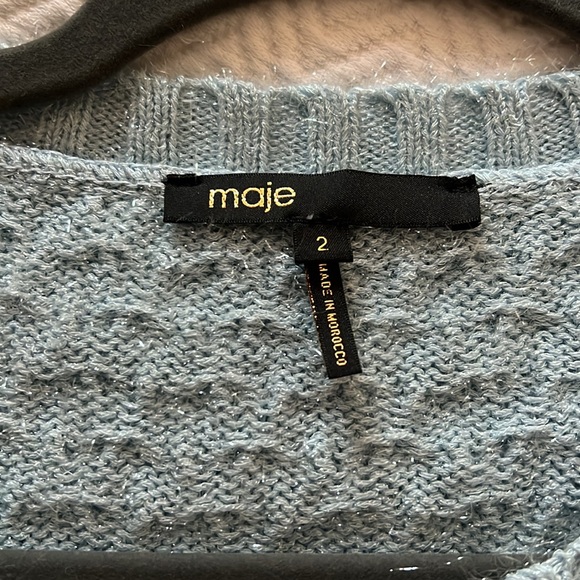 Maje Cardigan blue size 2 - Picture 4 of 7